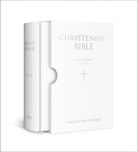CHRISTENING BIBLE (WHITE)