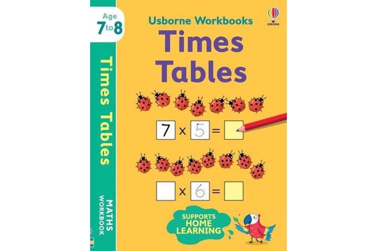 USBORNE WORKBOOKS TIMES TABLES 7 TO 8
