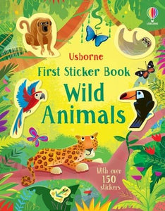 FIRST STICKER BOOK WILD ANIMALS