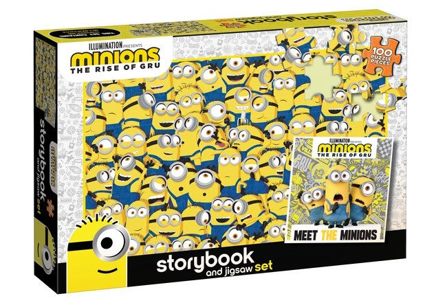 MINIONS 2 BOOK AND PUZZLE