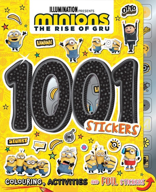 MINIONS 2 THE RISE OF GRU 1001 STICKERS