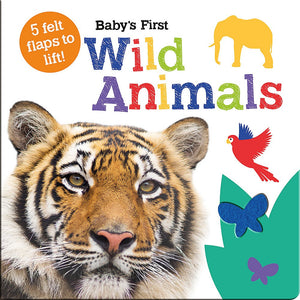 BABY'S FIRST WILD ANIMALS - LIFT THE FLAP -BH