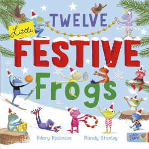 TWELVE FESTIVE FROGS