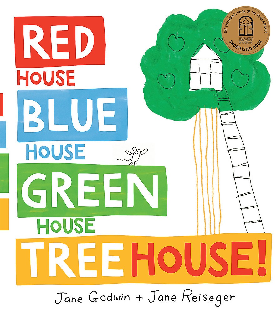 RED HOUSE BLUE HOUSE GREEN HOUSE TREEHOUSE