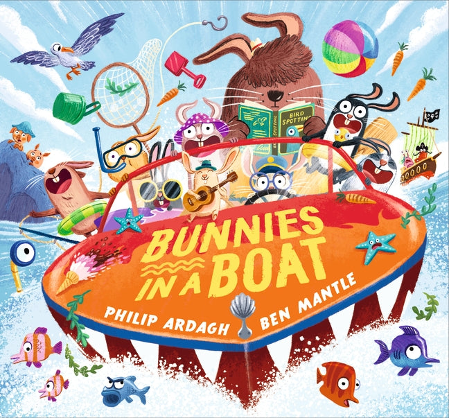 BUNNIES IN A BOAT